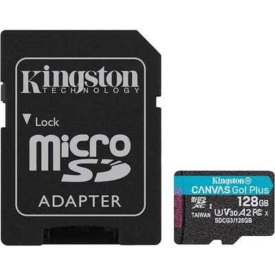 imagem do produto Carto de Memria Kingston Micro SD 128GB 170MB/s - Kingston