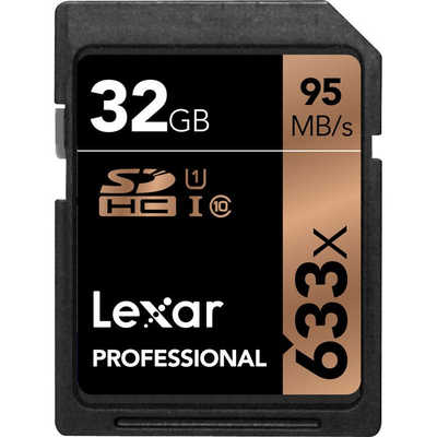 imagem do produto Carto de Memria Lexar SD 633x UHS-I 32GB
