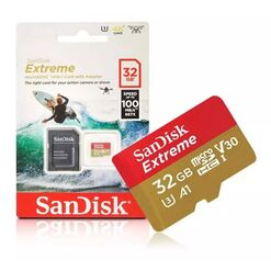 imagem de Cartão De Memória SanDisk Extreme Micro SDHC 32GB 100 MB/s  - Sandisk