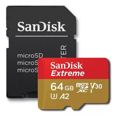 imagem do produto Carto De Memria SanDisk Extreme Micro SDXC 64GB 170 MB/s - Sandisk