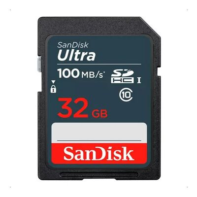 imagem do produto Carto De Memria Sandisk SDHC 32GB 100MB/S Ultra - Sandisk