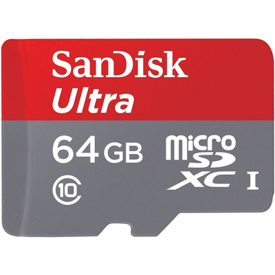 imagem do produto Carto de Memria SanDisk Ultra microSDXC 64GB 120Mbs