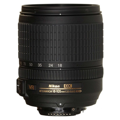 imagem do produto Lente Nikon AFS 18 105mm f 3.5 5.6G ED VR DX - Nikon